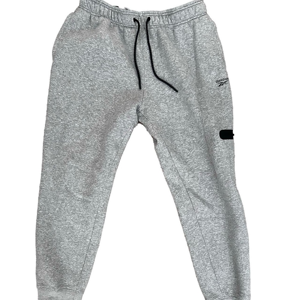 Reebok Heather Gray Athletic Sweatpants